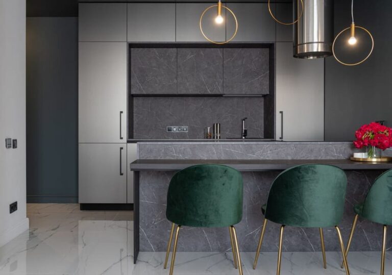 luxury minimalist kitchen